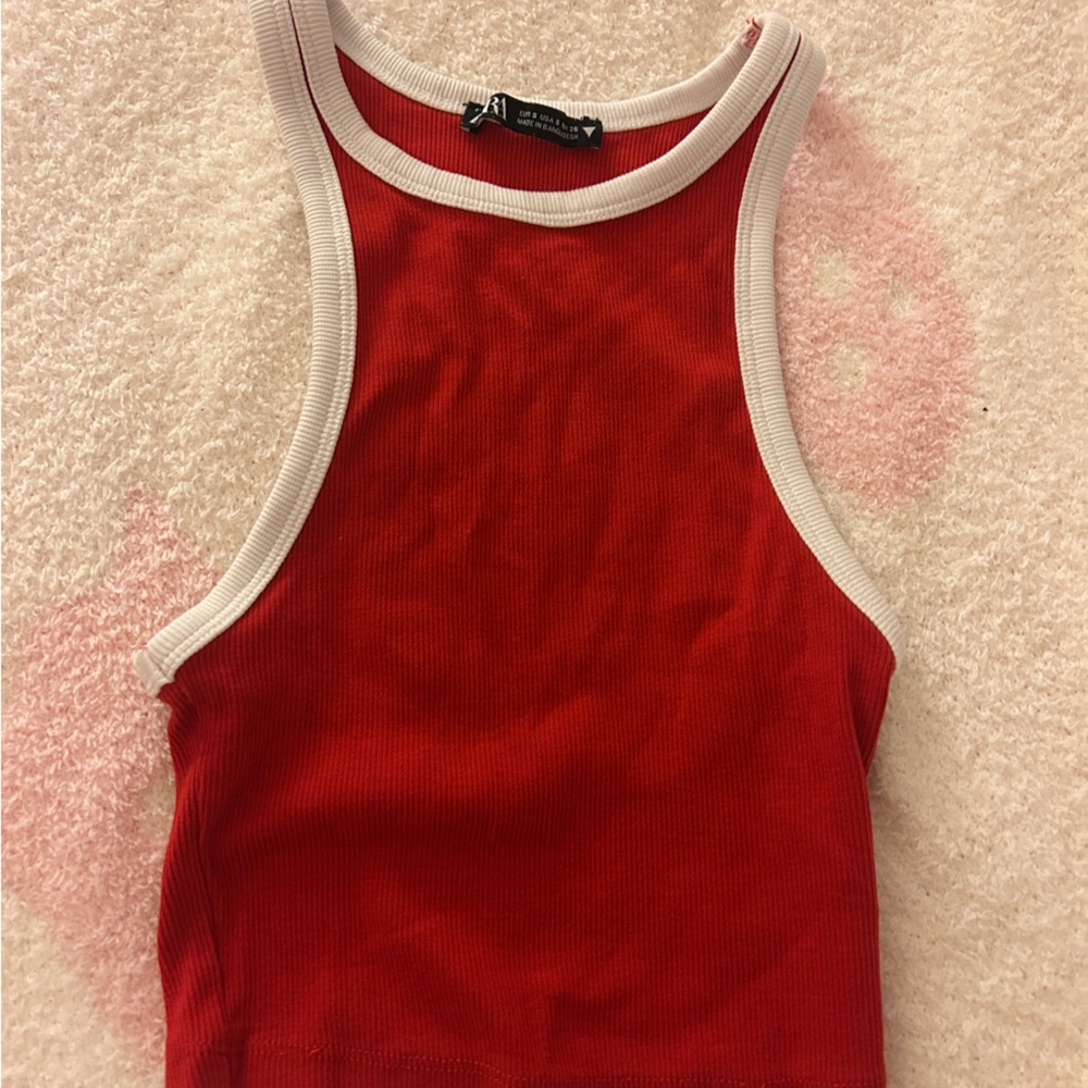 Red Zara tank
